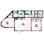 調布市若葉町の戸建ての間取り