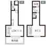 QRESTIA塩釜の間取り