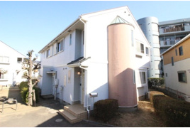 つくば市梅園のテラスの外観