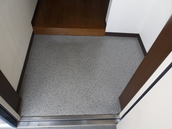 ファミールDANの玄関