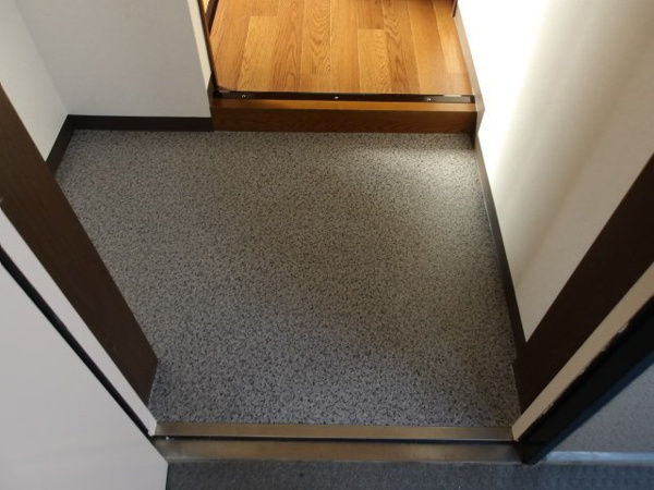 ファミールDANの玄関