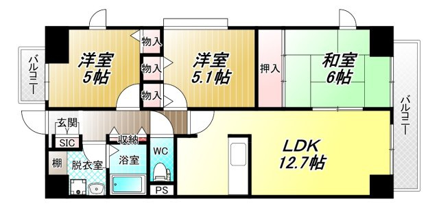 間取り：227104131568
