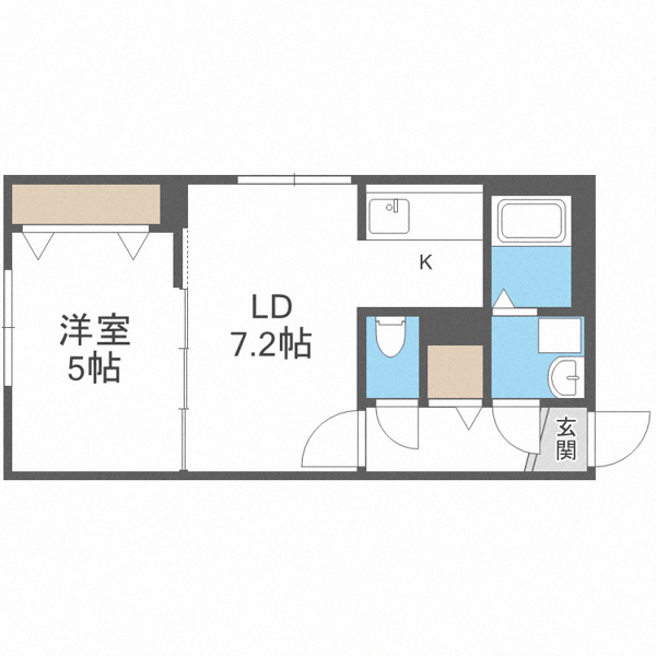 ルミナス山鼻の間取り