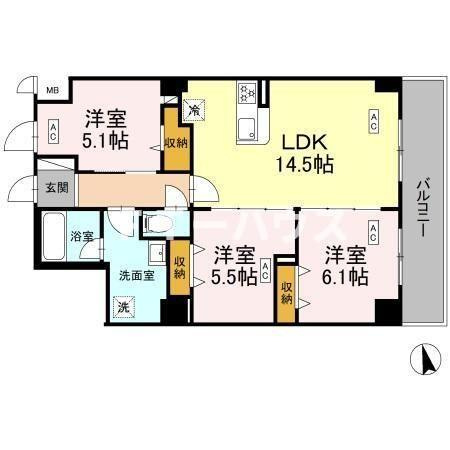 間取り：212058610759