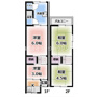 大久保町5丁目貸家の間取り