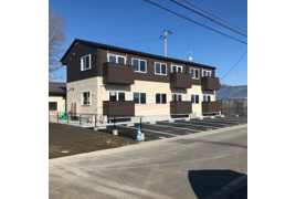 登米市中田町上沼のアパートの外観