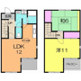 テラスハウス庄子の間取り