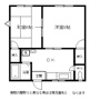 松阪市川井町のアパートの間取り