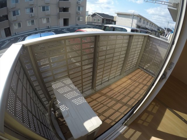 【プレミアム九番館のバルコニー】