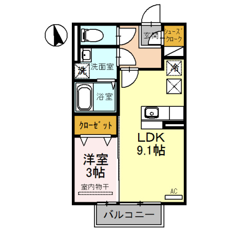 【プレミアム九番館の間取り】