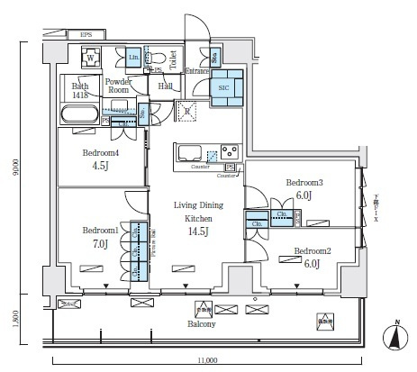 間取り：213126564798