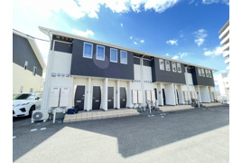 阿南市富岡町のアパートの外観