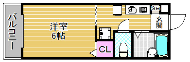 ラポールの間取り