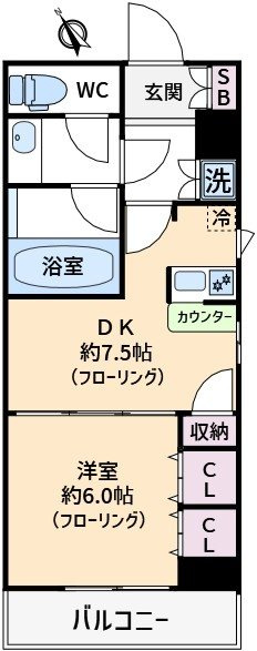【デュオ・スカーラ赤坂の間取り】