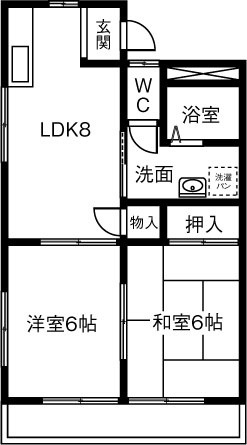 【氏永ハイツの間取り】