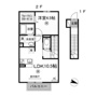 SW's riverside D-roomの間取り