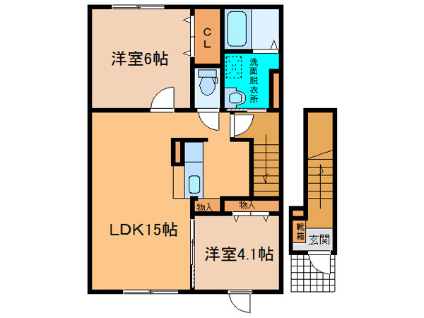 ジェムビーンズの間取り