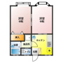 サンハイツ渋谷の間取り