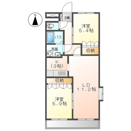 久留米市城島町六町原&nbsp;2階建&nbsp;築18年のイメージ