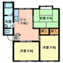 オアシスＫ　Ⅰの間取り