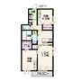 クレリエール弐番館の間取り
