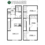 シベール城向　B棟　安城市桜井町の間取り