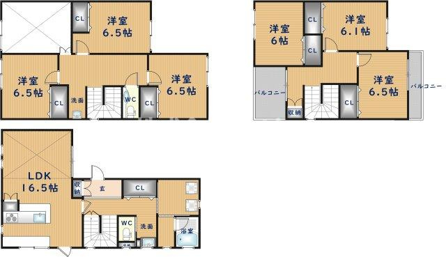 間取り：227095399949