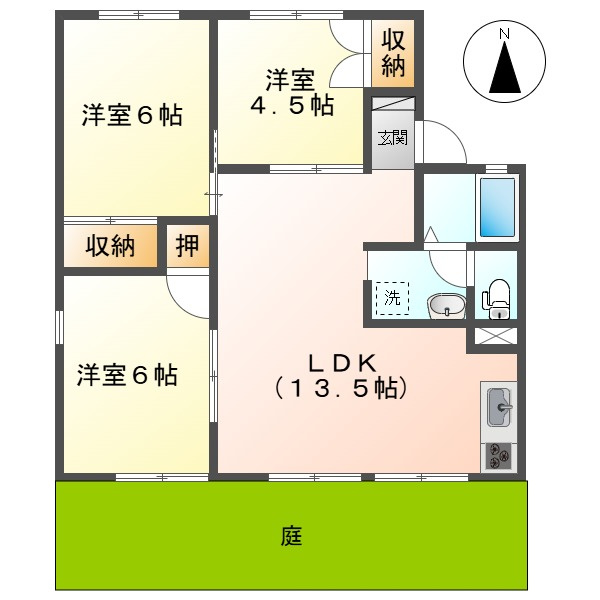 倉敷市福島&nbsp;2階建&nbsp;築34年のイメージ