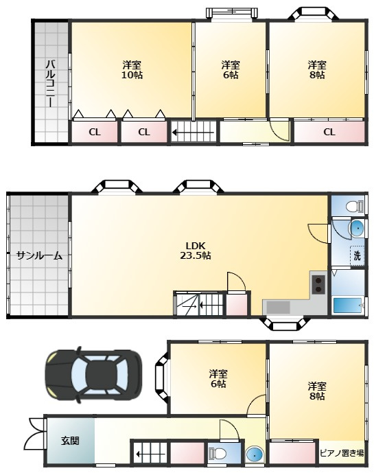 間取り：227103596400