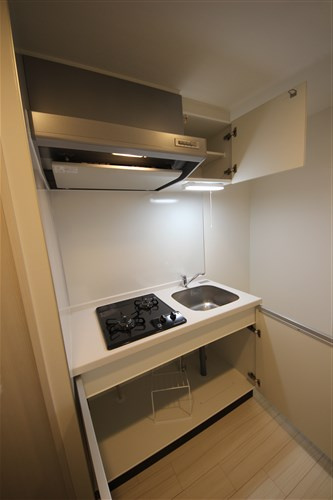 セオリー大阪リバークロスのキッチン