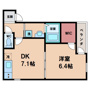 フジパレス住吉長居Ⅴ番館の間取り