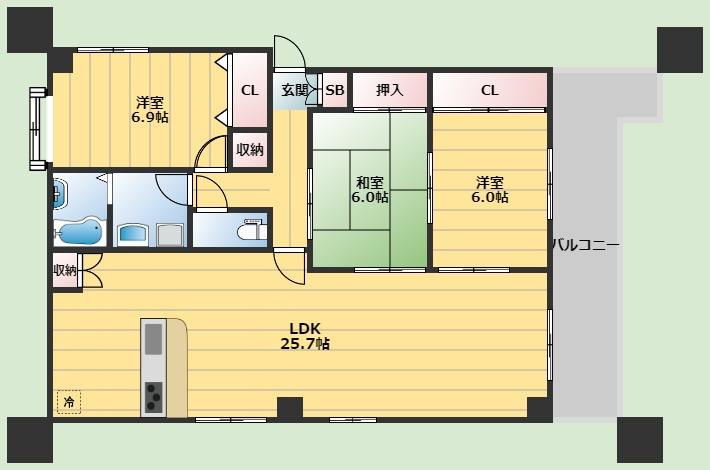 間取り：227103575346