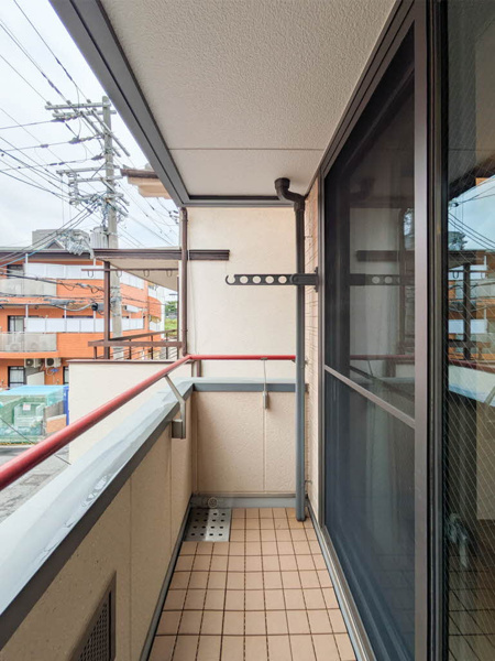 【吹田市泉町5丁目戸建てのバルコニー】