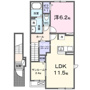 シャトンＡの間取り