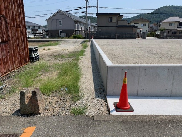 【四郷町東阿保事業用借地の外観】