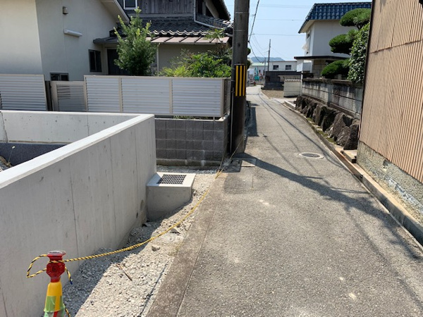 【四郷町東阿保事業用借地の外観】