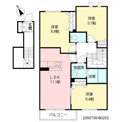 間取り：245004300035