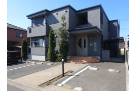 つくば市研究学園のアパートの外観