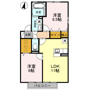 行田市富士見町のアパートの間取り