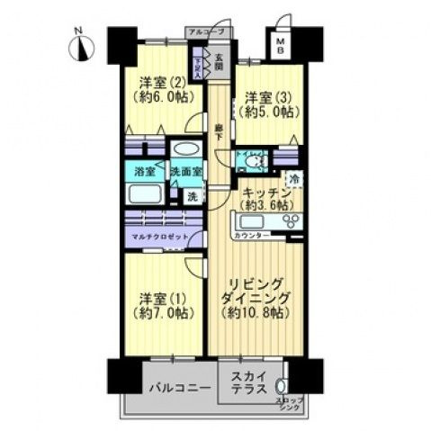 ロイヤルガーデン瓦町駅東のイメージ