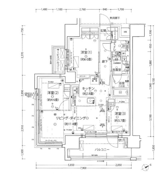 間取り：213145798382
