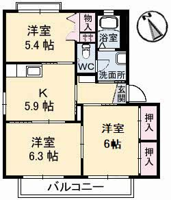 バリュージュヤシマ A棟のイメージ