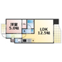 プレジオ玉造　仲介手数料無料の間取り
