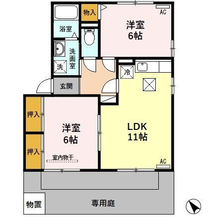 Salt Valley Court(ソルトバレーコート )　Bのイメージ