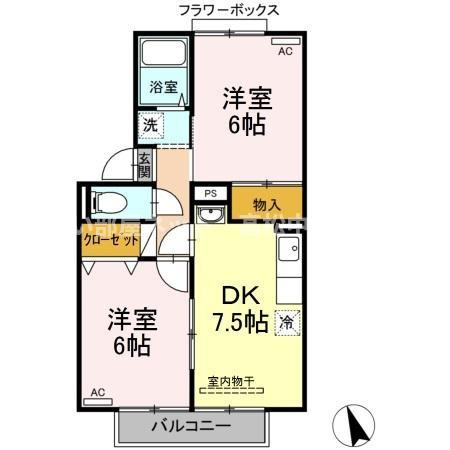 チェリータウン川東 B棟のイメージ