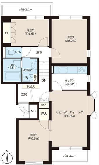 ヒルズガレのイメージ