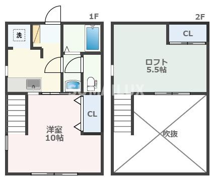 熊本市東区湖東2丁目&nbsp;2階建&nbsp;築21年のイメージ