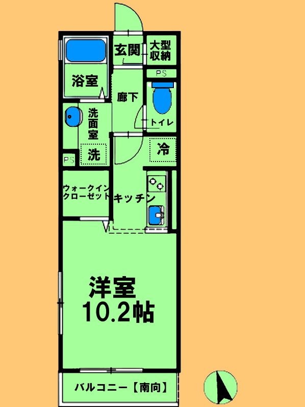相模原市緑区東橋本4丁目&nbsp;3階建&nbsp;築8年のイメージ