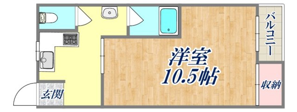 マンション以和貴の間取り