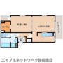 焼津市東小川のハイツの間取り
